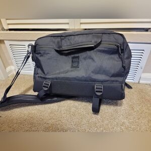 Black Topo backpack/briefcase